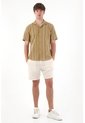 Tennis Camisa Con Diseño A Rayas De Ajuste Cómodo Para Hombre de Tennis