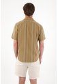 Tennis Camisa Con Diseño A Rayas De Ajuste Cómodo Para Hombre de Tennis