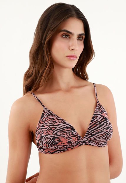 Top Con Estampado Animal Print Para Mujer
