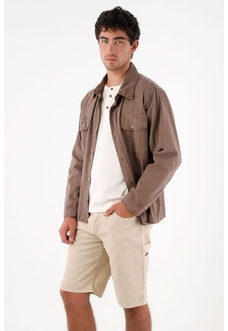 Tennis Bermuda Tipo Cargo Café Para Hombre Tennis