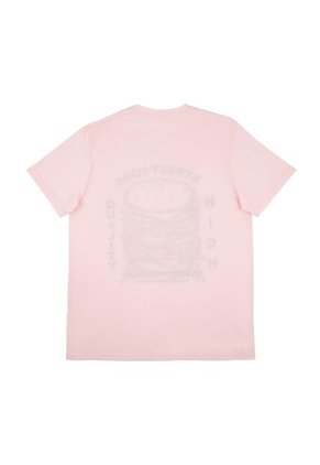 Camiseta Rosada Manga Corta Para Hombre