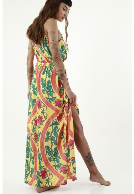 Tennis Vestido Largo Estampado Mosaico Para Mujer