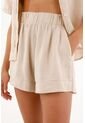 Tennis Bermuda Crudo En 100% Lino Para Mujer de Tennis