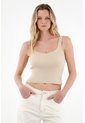 Tennis Camiseta Tejida Café Para Mujer de Tennis