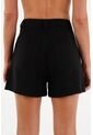 Tennis Bermuda Negra De Tiro Alto Para Mujer de Tennis