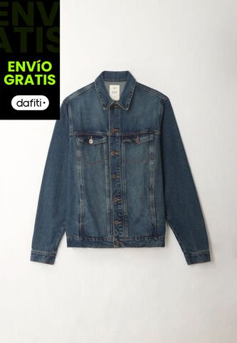 Tennis Chaqueta Azul En Denim Para Hombre Tennis