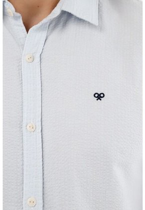 Tennis Camisa Azul Con Mini Raqueta Para Hombre