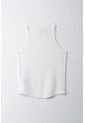 Tennis Camiseta En Tela Tejida Con Brillo Crudo Para Mujer de Tennis