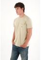 Camiseta Con Bolsillo De Tapa Café Para Hombre de Tennis