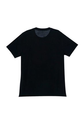 Tennis Camiseta Cuello Redondo Negra Para Hombre