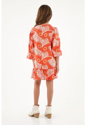Vestido Naranja Para Niña