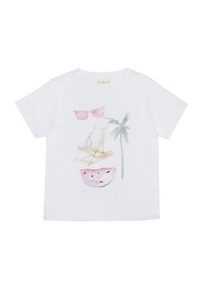 Camiseta Blanca Básica Para Mujer