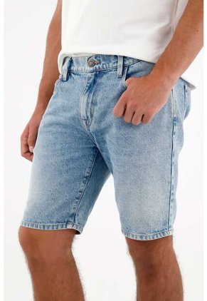 Tennis Bermuda Nudy En Denim Azul Para Hombre