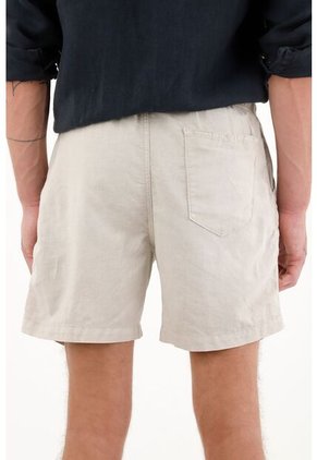 Tennis Bermuda Gris Con Cordón Ajustable Para Hombre