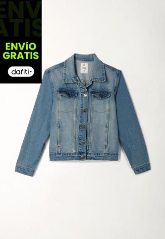 Tennis Chaqueta Azul En Denim Para Mujer Tennis