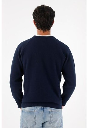 Tennis Buzo Con Botones Azul Para Hombre