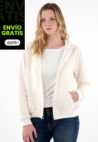 Buzo Crudo Con Bolsillos Para Mujer Tennis
