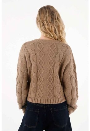 Tennis Buzo Tejido Con Botones Para Mujer