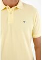 Tennis Polo Amarilla Con Raqueta Multicolor Para Hombre de Tennis