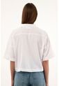 Tennis Camisa Blanca Cuello Clásico Para Mujer de Tennis
