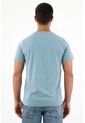 Tennis Camiseta Azul Estampada En Frente Para Hombre de Tennis