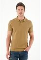 Tennis Polo Café 100% Algodón Para Hombre de Tennis