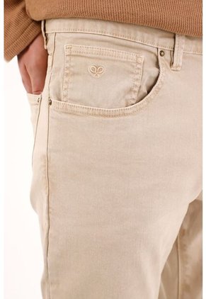 Tennis Pantalón Recto Crudo Para Hombre