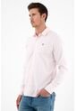 Camisa Rosada Manga Larga Para Hombre de Tennis