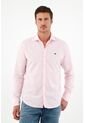 Tennis Camisa Cuello Francés Rosada Para Hombre de Tennis