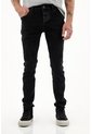 Tennis Jean Skinny Black Denim Con Caída Natural Para Hombre de Tennis