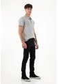 Tennis Jean Skinny Black Denim Con Caída Natural Para Hombre de Tennis