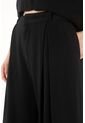 Tennis Pantalón Wide Leg Tipo Sastre Negro Para Mujer de Tennis