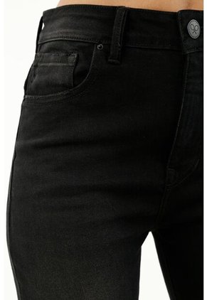 Tennis Jean Jegging Negro Para Mujer