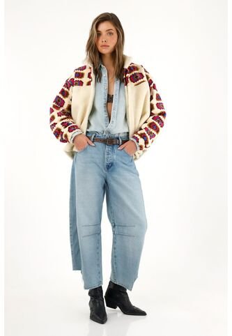 Tennis Jean Horseshoe Tono Medio Para Mujer Tennis