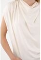 Tennis Camiseta Con Drappeado Crudo Para Mujer de Tennis