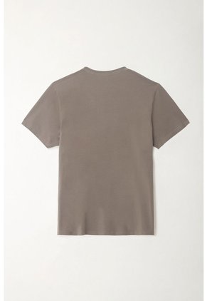 Tennis Camiseta Cuello Redondo Gris Para Hombre