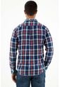 Camisa Tipo Leñadora Azul Para Hombre de Tennis