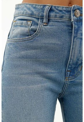 Tennis Jean Tipo Jegging Azul Para Mujer