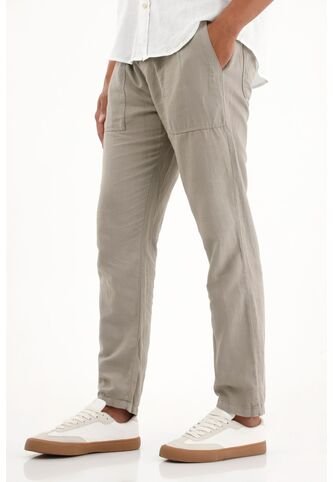 Tennis Pantalón Jogger Gris Bota Recta Para Hombre Tennis