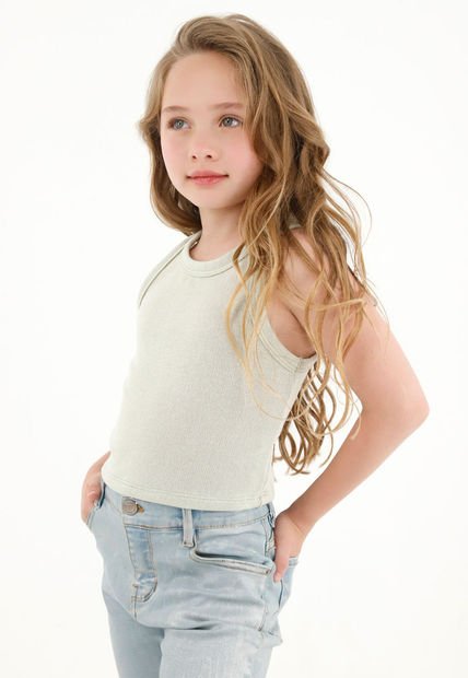Camiseta Tipo Esqueleto Verde Para Niña