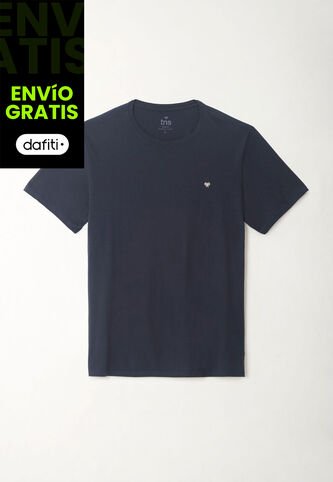 Tennis Camiseta Azul Manga Corta Para Hombre Tennis