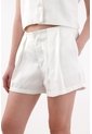Tennis Short Tiro Alto Con Tablas Crudo Para Mujer de Tennis