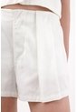 Tennis Short Tiro Alto Con Tablas Crudo Para Mujer de Tennis