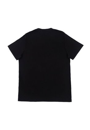 Tennis Camiseta Negra De Cuello Redondo Para Hombre