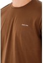 Tennis Camiseta Jersey Con Mini Estampado Café Para Hombre de Tennis