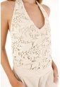 Tennis Enterizo Tipo Wide Leg Crudo Para Mujer de Tennis