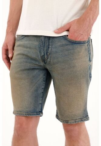 Tennis Bermuda En Denim Azul Para Hombre Tennis