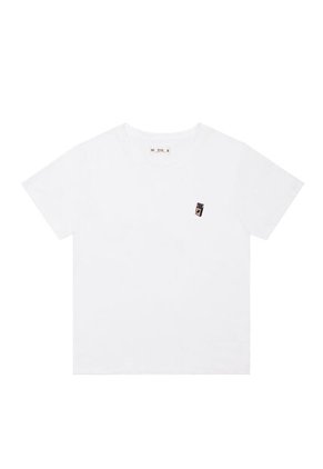 Tennis Camiseta Blanca Con Estampado Para Mujer