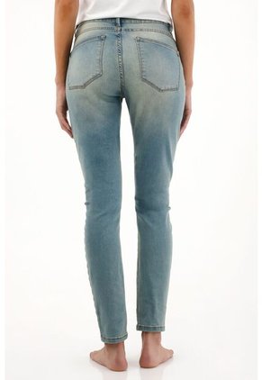 Tennis Jean Jegging Azul Para Mujer