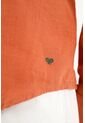 Tennis Camisa Naranja En 100% Lino Para Hombre de Tennis